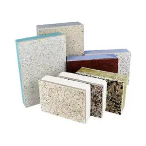 Exterior Wall Insulation Decorative Integrated Nonmetal Panel Fireproof Waterproof Real Stone Paint Ceramic Stone Rock Wool