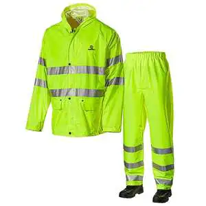 High Visibility Reflective Flame-Retardant Polyester Safety Uniform for Construction and Road Workers Waterproof Work Clothing