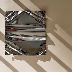 Factory Direct OEM ODM Custom Chrome Metal Sculpture Convex Mirror Abstract Artwork Wall Art