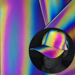 High Intensity Prismatic Reflective Baseball Fabric Fashionable Fabric for Women and Men Dancing Quality Guaranteed