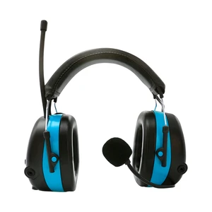 YUDU Foldable Tactical Electronic Hearing Protection Earmuff Noise-Canceling 31dB Noise Reduction Plastic Headband Type Reusable