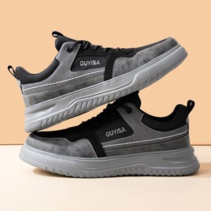 High Quality Breathable Industrial Labor Steel Toe Safety Shoes Engineer Anti-smashing Protection Work Safety Shoes