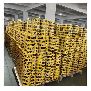EONBON Customized Premium Yellow Barrier Caution Tape 3 Inch X 1000 Feet, Electrical Warning Yellow Caution PE Warning Tape