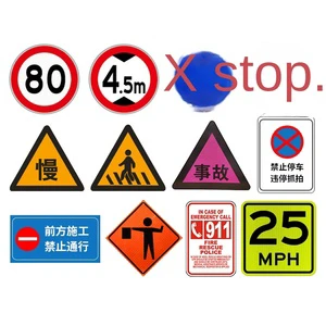 Factory Outlet Aluminum Traffic Warning Sign Tourist Area Scenic Road Nameplate Expressway Indication Rural Tight Bends Super