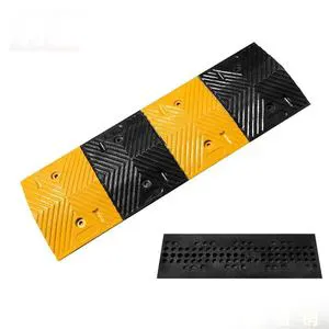 Hot Sale Rubber Speed Bump Roadway Traffic Buffer Belt Block Brake One Way Resistant Rubber Speed Bump