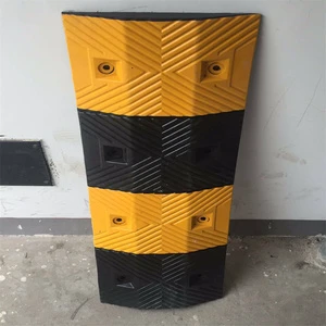 Speed Bumps Rubber Portable Roll up Speed Bump Industrial Speed Bumps Road Speed Bumps Speed Bump with Channel