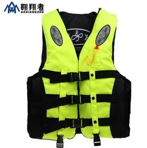 Guangdong Custom Designed SOLAS Rescue Life Saver Jacket Oxford Fabric 110KG Buoyancy Reflective CE Certified for Adults-Water