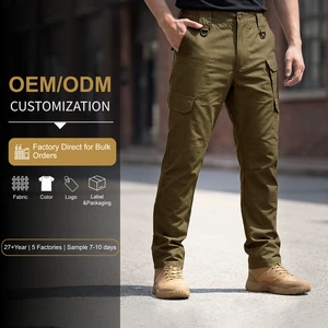 Wholesale Ripstop Tactical Cargo Pants Multi Pocket Workwear OEM ODM