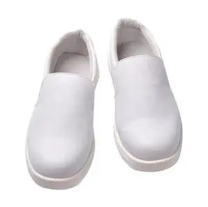 White Slip Oil Resistant Steel Toe Waterproof Slip Oil Resistant Waterproof Cleanroom Work ESD Safety Shoes