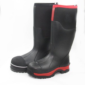 High Top S5 Safety Shoes Anti-smash Steel Toe Anti-puncture Midsole Rubber Neoprene Work Boots Size 40-47