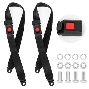 Wholesale Metal & Nylon Golf Cart Seat Belt Kit 2 Point Durable Waterproof Universal Fit OEM Custom