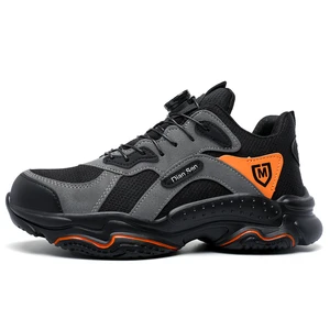 Labor Protection Lightweight Work Breathable Shoe Anti Puncture Steel Toe Functional Engineering Safety Shoes