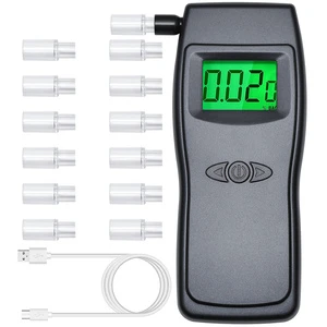 High Accurate Digital Alcohol Tester Professional Portable Alcohol Detector Personal Use Alcohol Breathalyzer