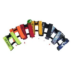 Inflatable Life Jacket Automatic 150N Adult Safety Vest Lightweight Portable Water Sports Boating Fishing Rescue Vest OEM
