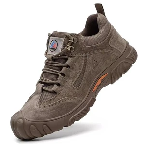 Pigskin Oxford Safety Shoes Non-slip Work Boots for Welder Anti-smash Steel Toe Footwear OEM Factory Supply