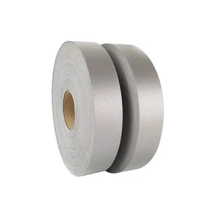High Visibility Warning Safety Reflective Tape with Polyester Base Dashed for Clothing Can Be Washed 50 Times