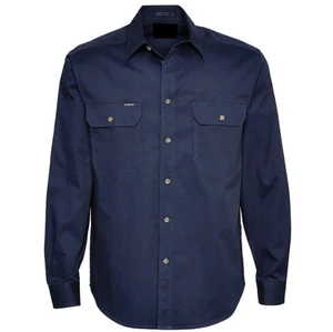 Men's OEM Custom Embroidered/printed Logo Regular Fit Solid UV Protection Full Button Work Shirt