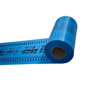 Zhidong Blue Warning Tape Non Adhesive Polyethylene Weather Tear Resistant 3 Width 0.20mm Thickness Floor Marking Cable Warning