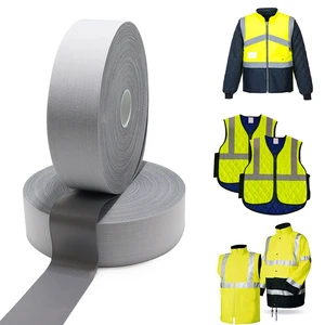 Reflective Elastic Polyester Fabric Tape for Easy Sewing