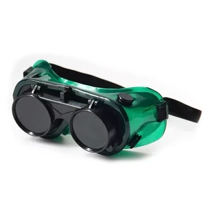 PVC Flip Up Welding Safety Glasses Electric Eye Protection Industrial PPE Goggles Labor Factory Wholesale