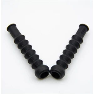 EPDM Car Wiring Protective Sleeves-Custom Molded Rubber Corrugated Grommets for Automotive Wire Harness Protection IATF16949