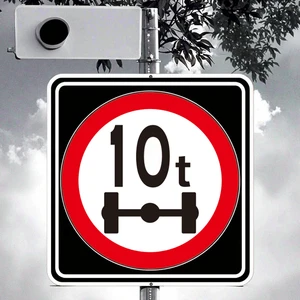 Aluminum Alloy Traffic Signs Durable Metal Road Prohibition Speed Height Limit China Supplier Solar Traffic Signage