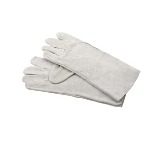 Factory Industrial Safety Flame Retardant Cowhide Leather Natural Monolayer Welding Custom Gloves