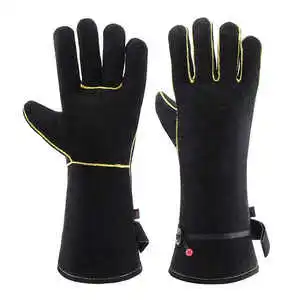 Top Sale Popular Design Welding Gloves Private Label Created Your Own Unique Style Welder Gloves Hand & Arm Protection Gloves