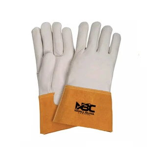 Custom Made TIG Welding Gloves Winter Work Safety Gloves of Cow Split Leather