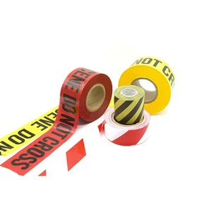 High Quality 50mm*500m Printed PET Warning Tape Signal Adhesion for Safety