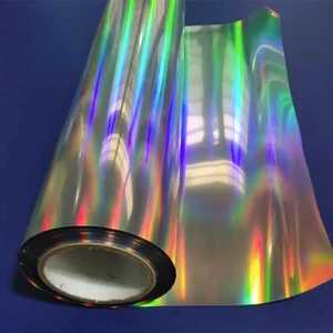 Holographic Printable Vinyl Laser PVC Holographic Self-Adhesive Vinyl Glossy Advertising Material For Outdoor Use