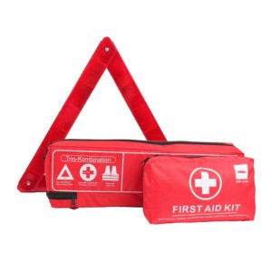 Din 13164 Car First Aid Kits CE Certificate For Outdoor Emergency First Aid Kit In Vehicle With A Warning Triangle