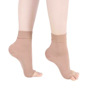 Wholesale Stock Health Care Compression Ankle Support Sleeve for Daily Activities Shock Absorption Joint Protection Sportswear