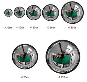 28/36/48 Inch 40/50/60/70/80/90/100cm Traffic Safety Round Convex Mirror Dome Mirror