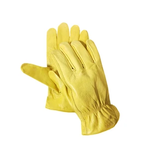 Hot Sale Hand Work Protection Safety Welder Cow Split Leather Genuine Leather Welding Gloves