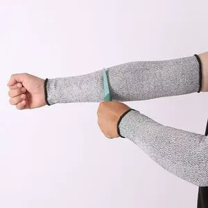 2025 Cut Resistant Level 5 HPPE Shell Knitted Hand Protect Long Sleeve CE Certified Anti-Slip