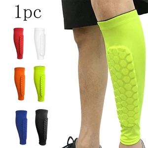 1 PC Honeycomb Soccer Shin Guards Football Shields Sports Legging Shinguards Leg Sleeves Protective Gear Shank Protector