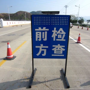 aluminum led sign board, warning traffic sign