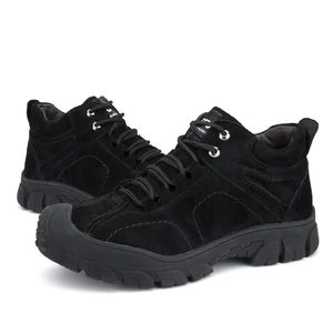 ANSSI AJF832 Winter Work Safety Shoes Labour Protection Steel Toe Puncture Smash Proof Anti-Slip Thermal Waterproof Outdoor Work