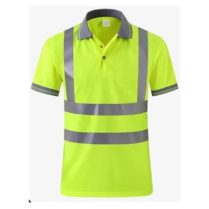 Custom Logo High Visibility Road Safety Wholesale Workwear Reflective Safety Clothing Security Work Costume Uniforms