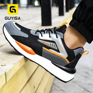 GUYISA Brand Direct Sale OEM/ODM Work Shoes Soft and Lightweight Men's Safety Shoes
