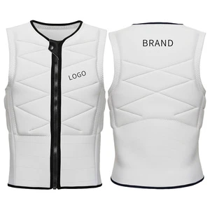 Custom Wakeboard Vest Neoprene Life Jacket Impact Vest Lightweight Surf PWC Vest for Jet Boat Ski Sailing Water Sport Adult
