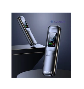 LANNX ALC A3 Best Selling OEM color Alcohol Checker voice broadcast Breath Alcohol Tester digital Breathalyzer Alcohol Tester
