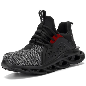 Summer Labor Protection Shoes Men Anti Smashing Anti-Piercing Breathable Safe for Midsole Long-Term Standing Fatigue Shoes