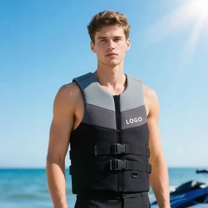 Custom Neoprene Life Jacket Vest For Adult Men Women Water Sports Boating Fishing Sea Wake Board Rafting EPE PVC Foam Supplier
