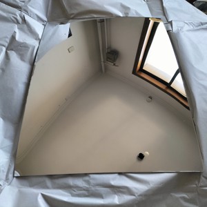 Jindong Factory Price New 1.8mm 2mm Aluminum Side Mirror R1200 R1800 305X407MM Convex Mirror 1 Year Warranty