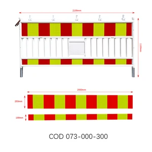 TL Traffic Barrier Panel/EUro Panel Fence/Working Zone Barrier HDPE Material IP65 Protection 1100mm Height