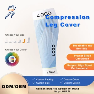 High Elastic 360N Grade 2 Compression Leg Sleeves Breathable Running Cycling Sports Leg Supports