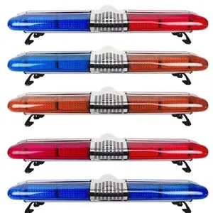 PVC Material Traffic Safety Emergency Warning Light Pole with Alarm Speaker Traffic Warning Products