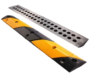 Heavy Duty Rubber Speed Deceleration Strip Speed Bump Rubber Speed Hump for Traffic Safety